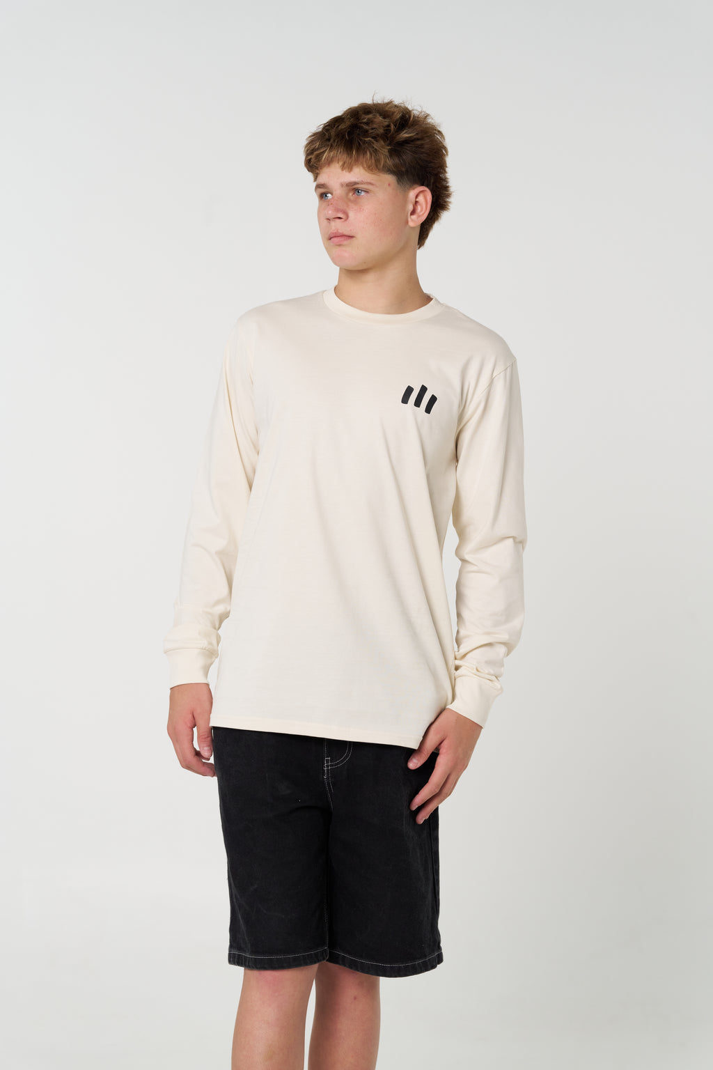 Men's Crew Long sleeve - Ecru
