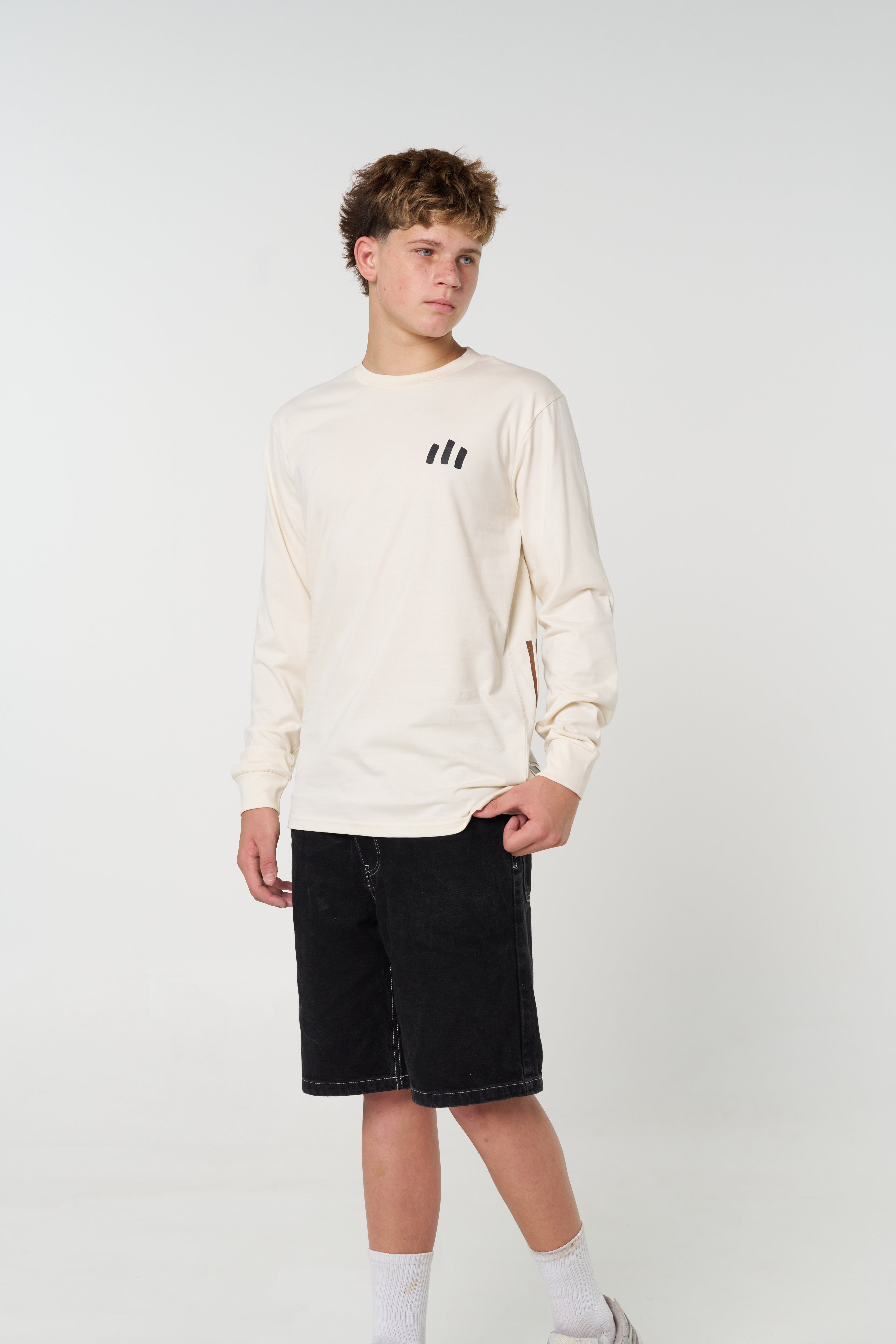 Men's Crew Long sleeve - Ecru
