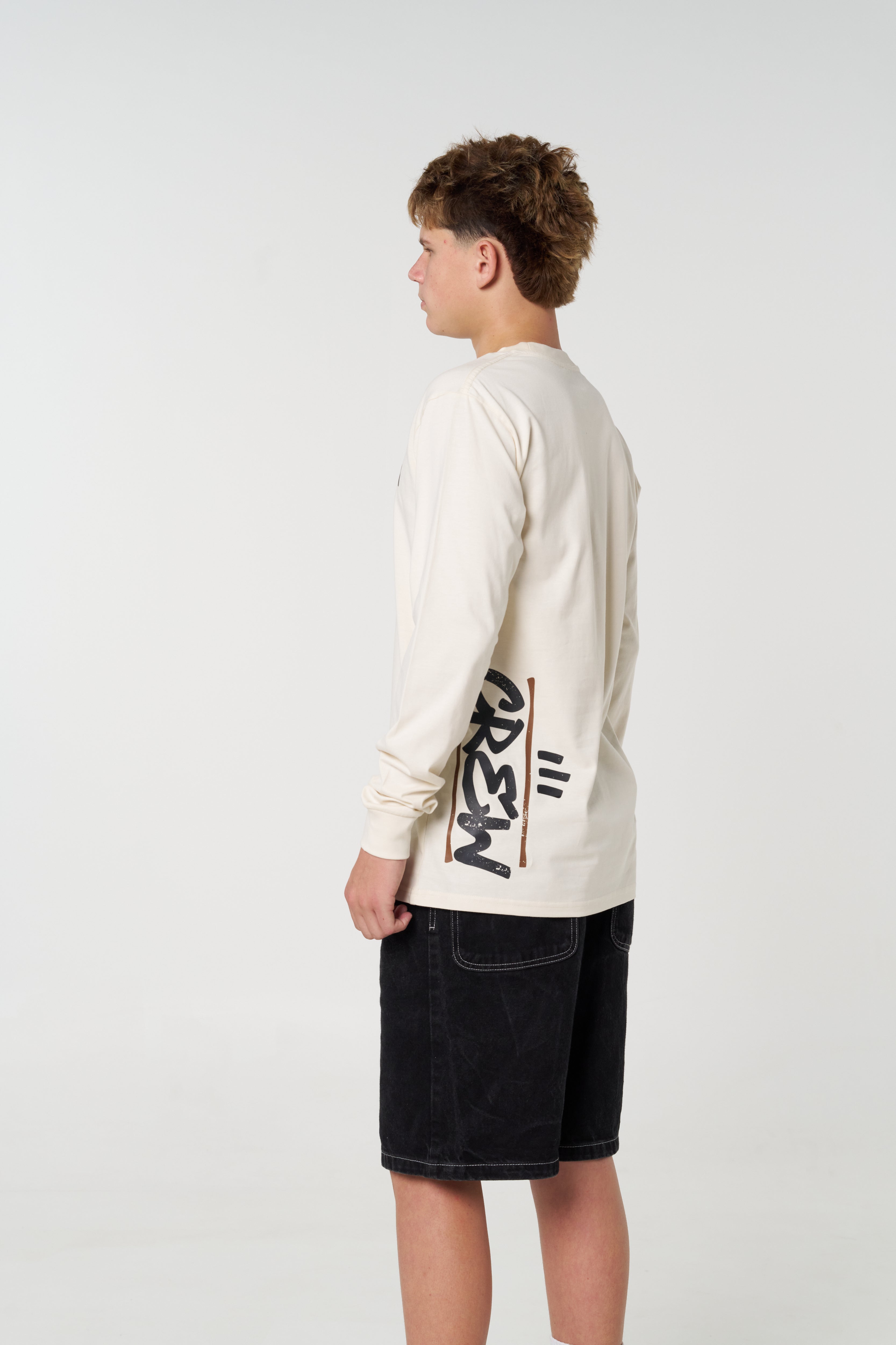 Men's Crew Long sleeve - Ecru