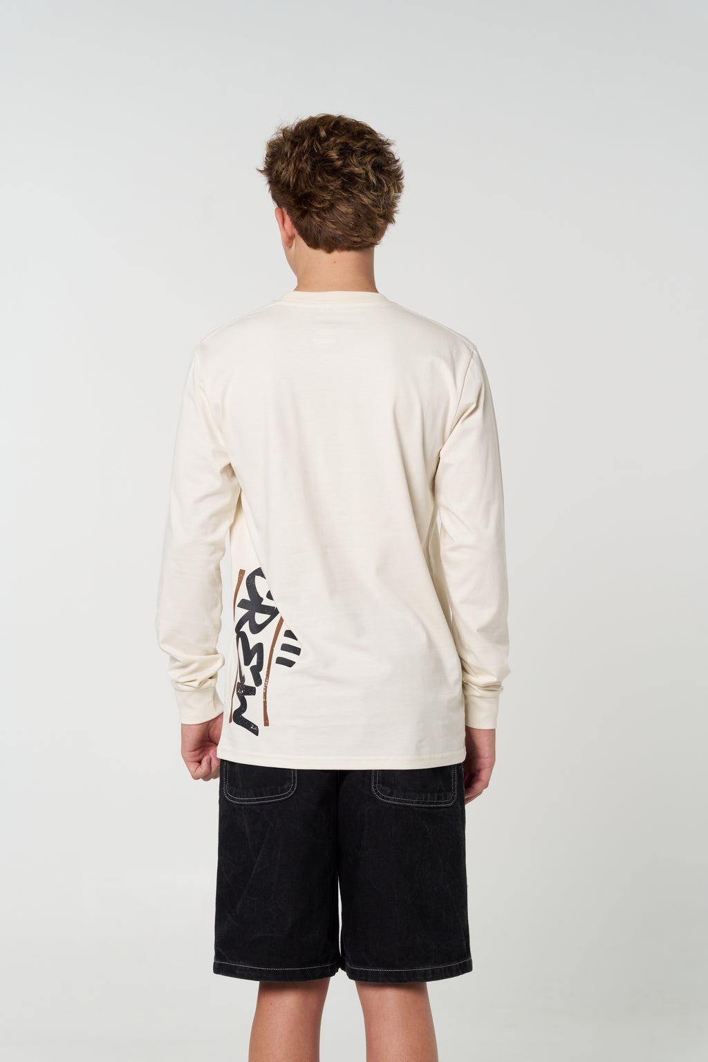 Men's Crew Long sleeve - Ecru
