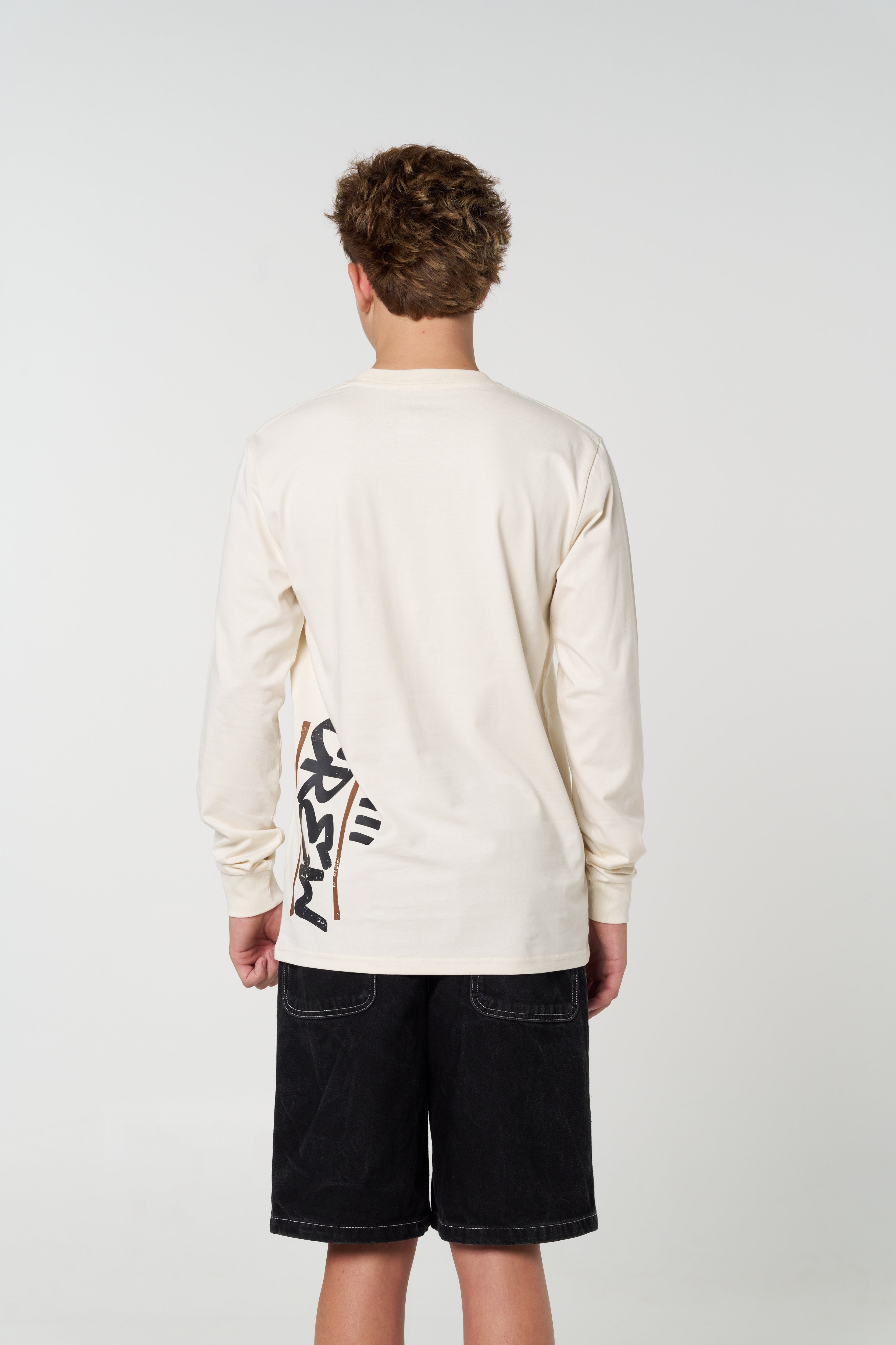 Men's Crew Long sleeve - Ecru