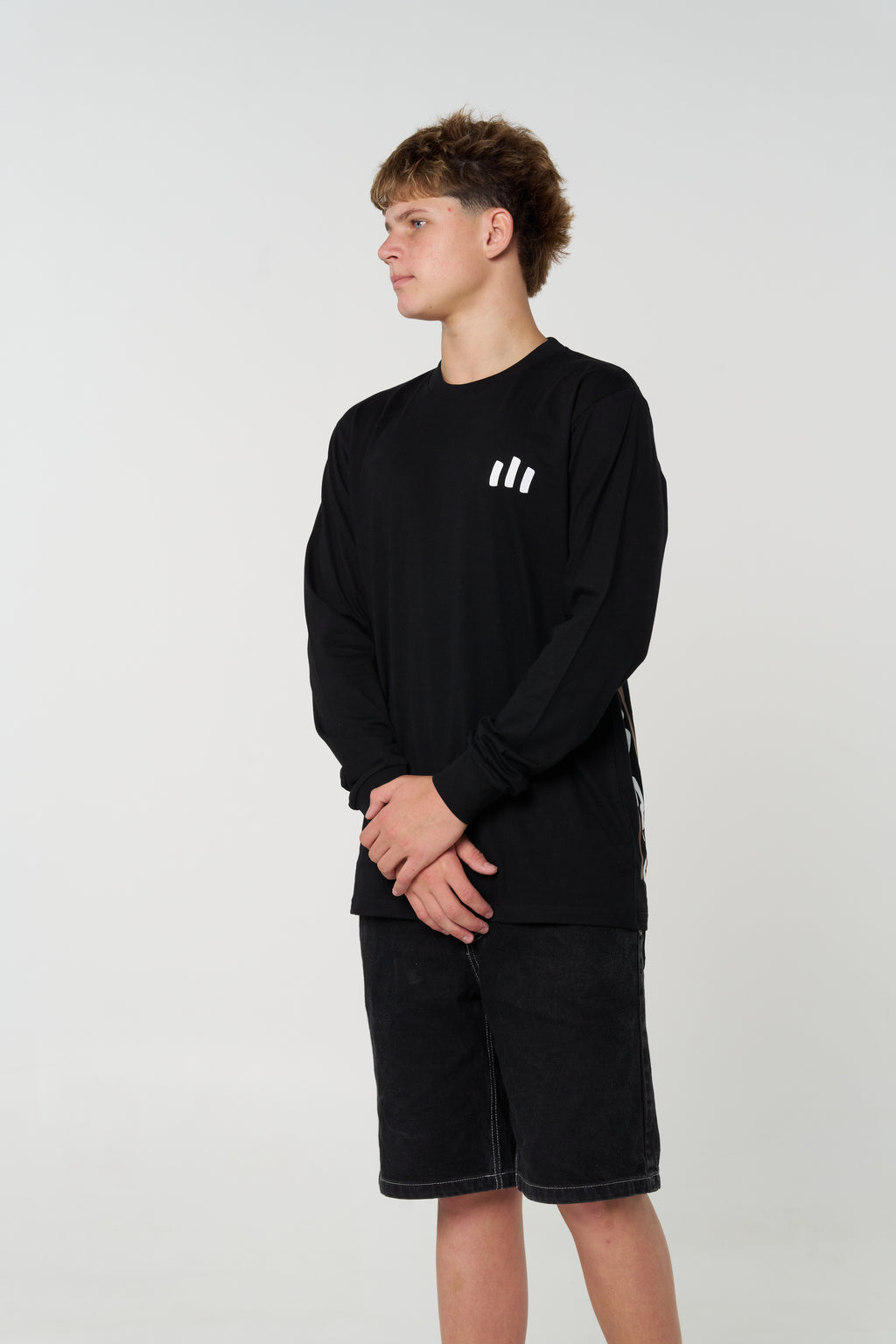 Men's Crew Long sleeve - Black