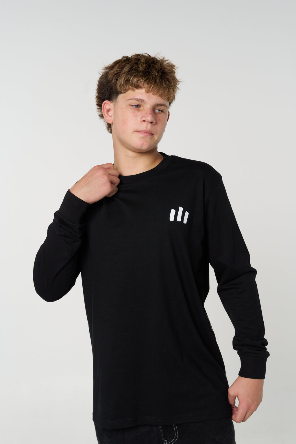 Men's Crew Long sleeve - Black