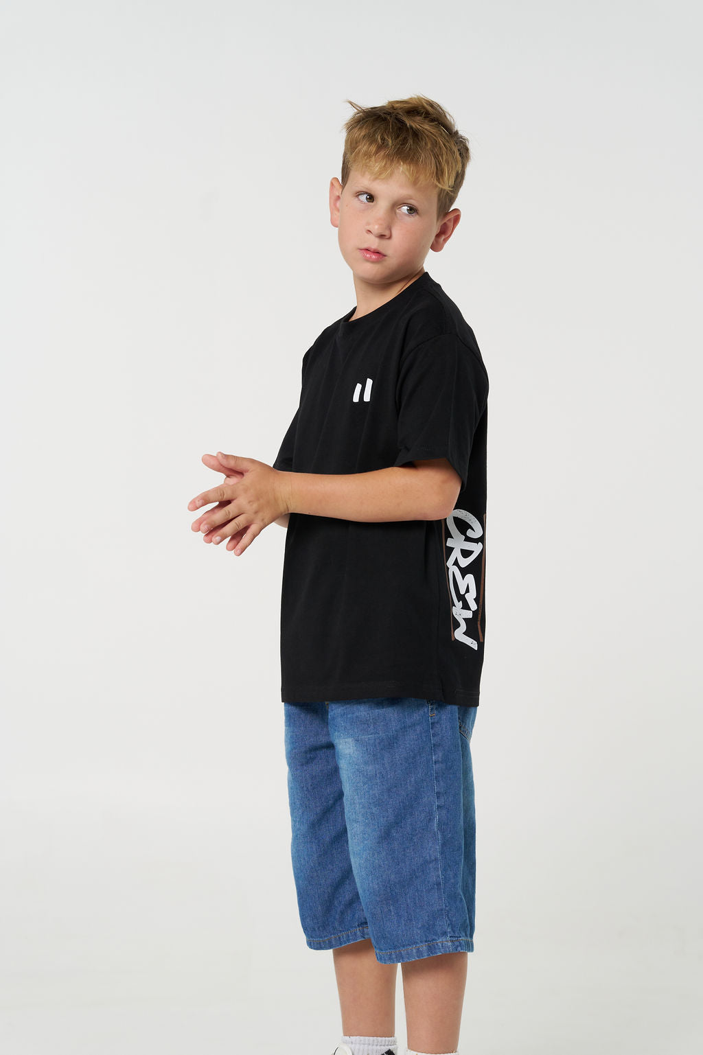 Kids Crew Classic Tee - Black