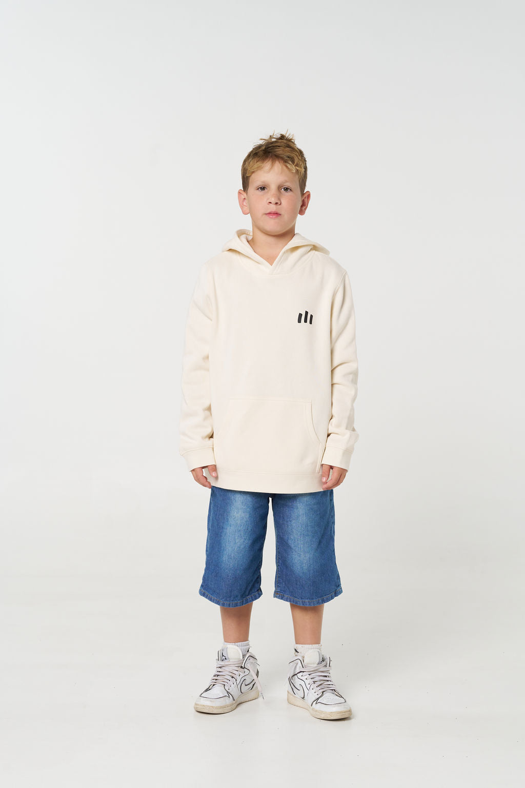 Kids Crew Supply Hoodie - Ecru