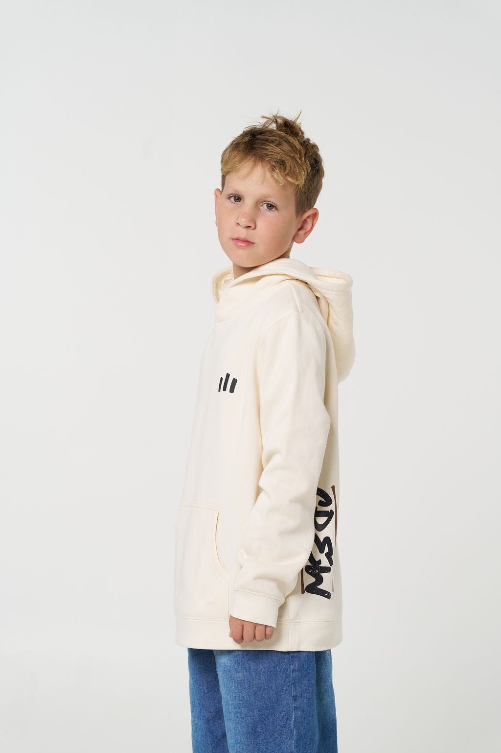 Kids Crew Supply Hoodie - Ecru
