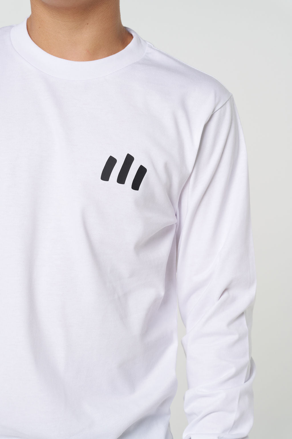 Men's Crew Long sleeve - White