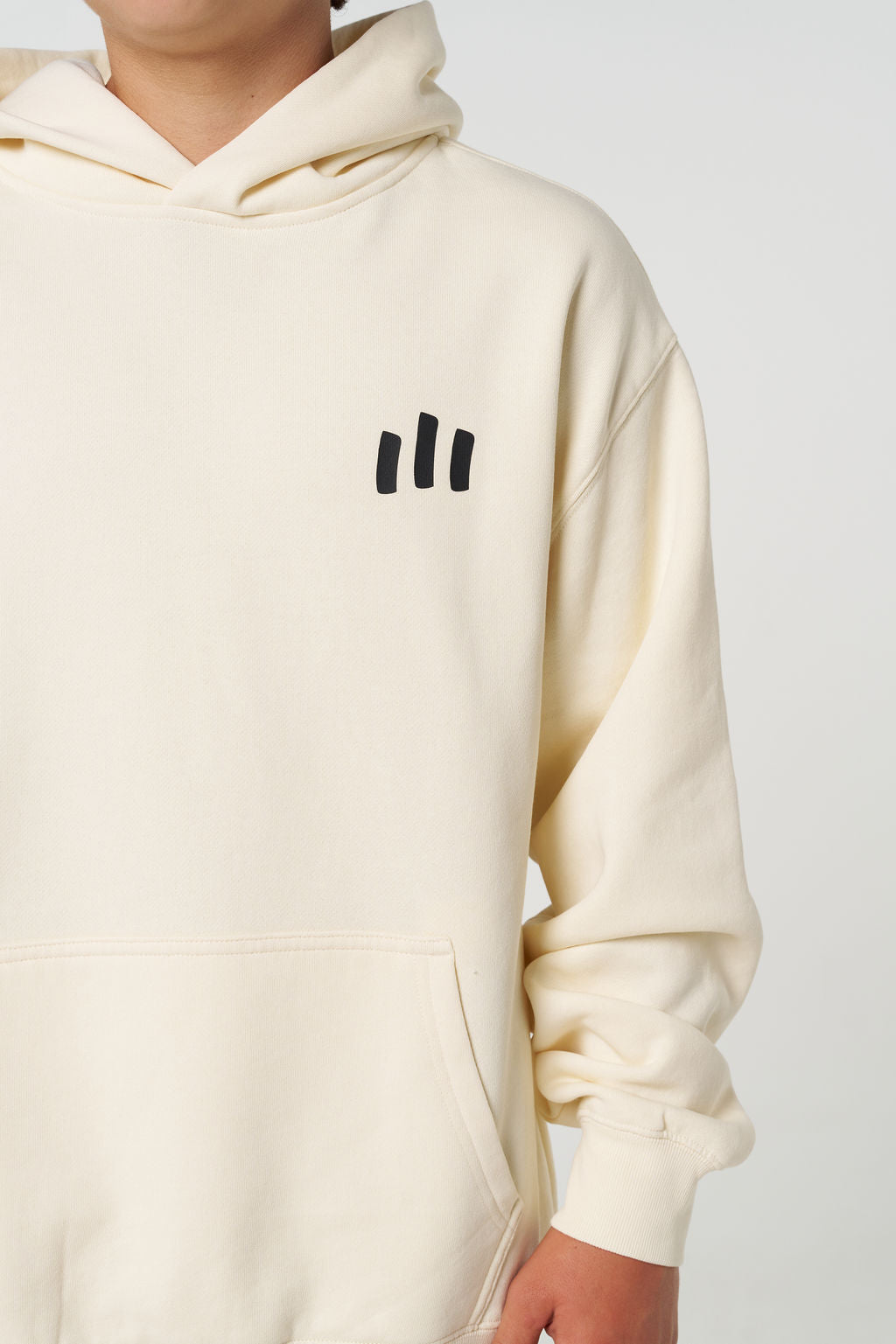 Men's Crew Relax Hoodie - Ecru