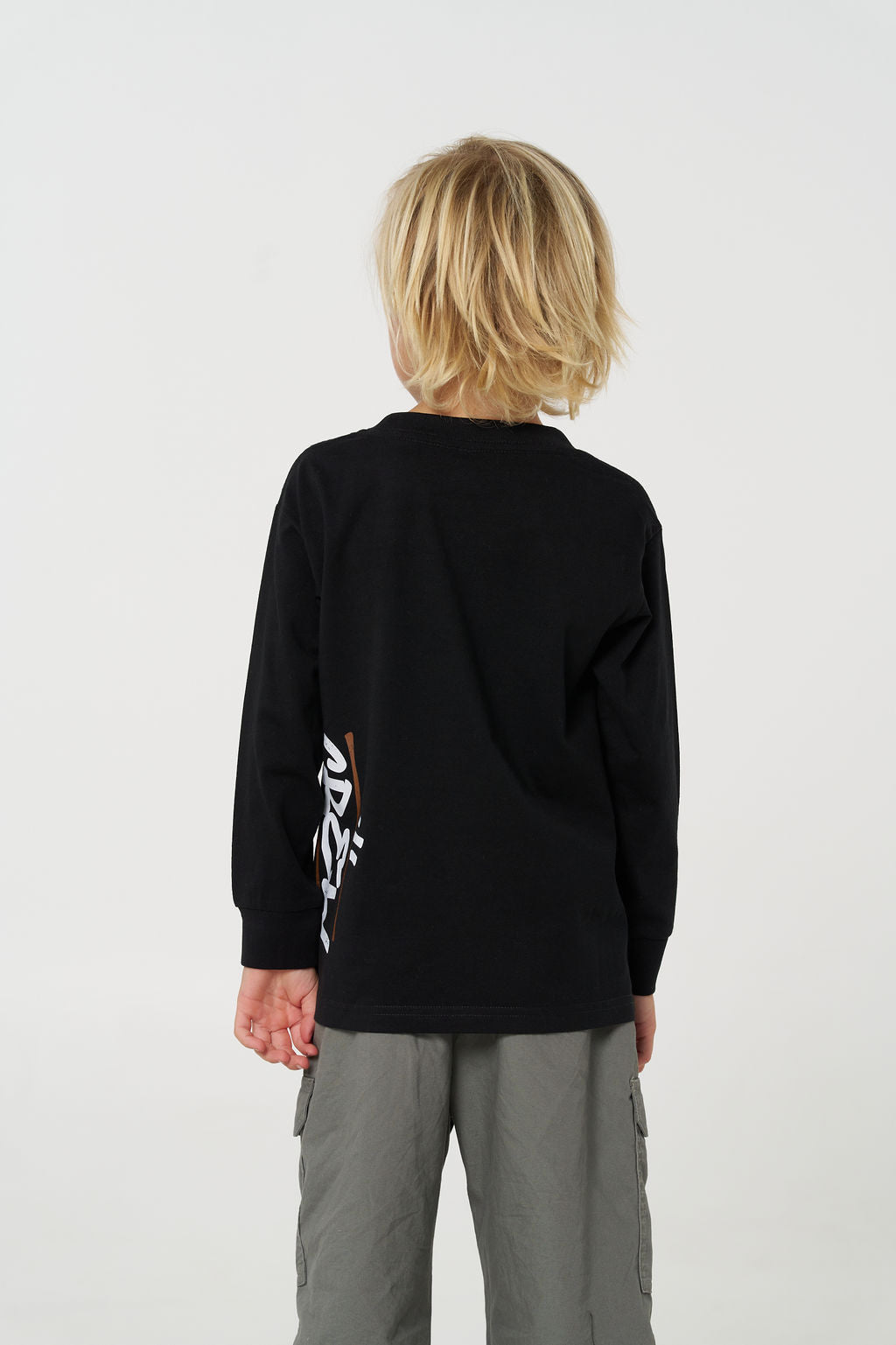 Kids Crew Long sleeve - Black