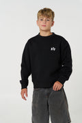Kids Crew Jumper - Black